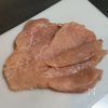 鶏むね肉と長芋とオクラの旨和えの工程1