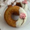 桜香るご褒美ドーナツ🌸米粉の桜オールドファッション