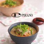 ぴらぴらゴボウとにんじんのごま味噌汁