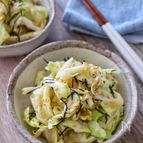 ［うま塩キャベツの磯和え］火も包丁も不要！3分でできる副菜