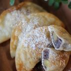 つぶあんとバナナの揚げ餃子