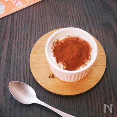水切りヨーグルトの３０秒ティラミス（糖質オフ）