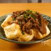 カリカリと出汁が最高！揚げ出し肉豆腐