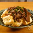 カリカリと出汁が最高！揚げ出し肉豆腐
