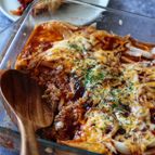 成形不要！レンジで激うま！【スコップ煮込みハンバーグ】