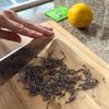 鯛の梅塩昆布 お茶風味の工程1