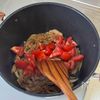 【豚しゃぶスープカレー】素揚げ野菜がおいしい！の工程3