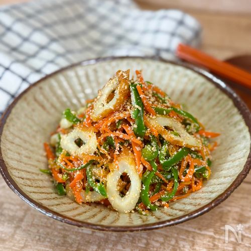 パパッと簡単！お弁当にも◎【たらことちくわの彩り炒め】