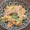 たりおの作ってみた!投稿(きゅうり入りでシャキシャキ美味しい!おかかのマカロニサラダ!)