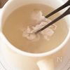 豚しゃぶと水菜の鶏だし豆乳春雨の工程3