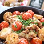 大和芋と挽き肉のオーブン焼き