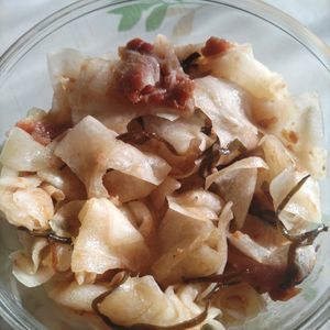 KUMIKOの作ってみた!投稿(【大根と塩昆布の梅おかか和え】さっぱり箸休めに)
