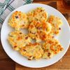二歳児爆食べ！【カリもち♪さつまいもと米粉のチーズおやき】の工程5