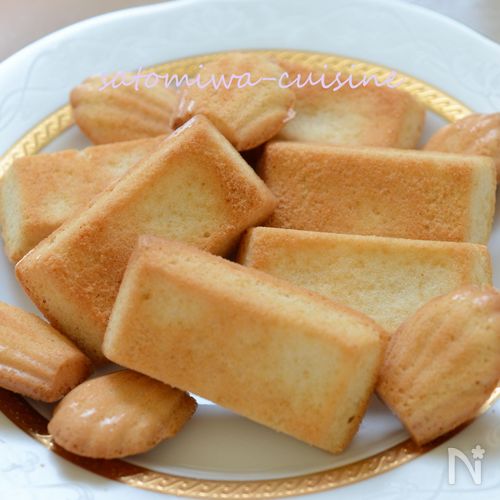 卵白が残ったら【米粉のヘルシーフィナンシェ】バター無し♬