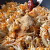 油は使わない、重ねて蒸すだけ【ヘルシー鶏そぼろ丼】の工程2