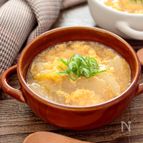 めんつゆで手軽に！白菜としょうがのとろ〜り和風かきたまスープ