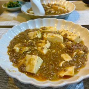 ぴよぴよの作ってみた!投稿(『おうちで手作り麻婆豆腐』―甜麵醬不使用Ver-)