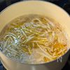 【もやしと小松菜の豚そぼろ味噌スープ】ご飯を入れても最高♡の工程2