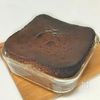 耐熱ガラス容器で焼く、チョコレートバスクチーズケーキの工程10