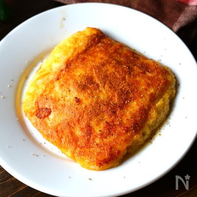 カルボナーラ風のお餅!トロトロもちぼなーら