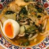 風花の作ってみた!投稿(【キムチごまダレうどん】寒い日にお勧め、あっという間に温まる)