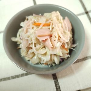 M＊Pの作ってみた!投稿(塩麹で旨味UP♡ハム入りコールスローサラダ)