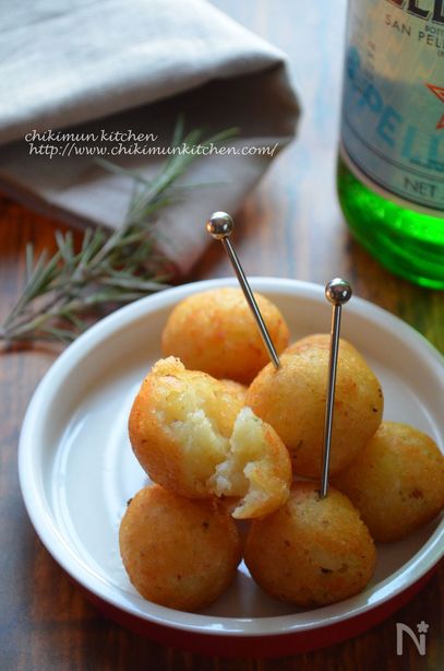 米粉でカリッと！アンチョビポテトボール