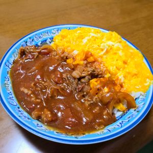 とよやんの作ってみた!投稿(週末は彼とおうちでカフェ気分💕10倍おいしいオムハヤシの技)