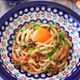 5分でランチ！レンジで仕上げる♩高菜明太納豆うどん