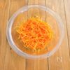 にんじんの白だしレモン蒸しの工程1