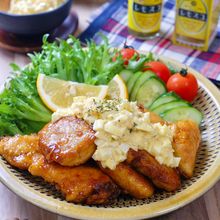 ささみで作る『大人のチキン南蛮』~レモスコタルタルソースで~