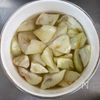 白ナスの揚げびたしの工程3
