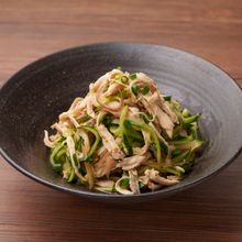 蒸し鶏のさっぱり薬味まみれ
