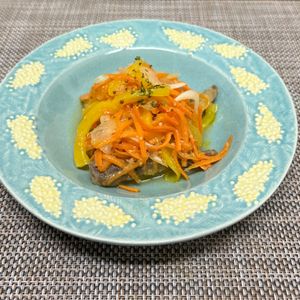 ヨウコばぁばの作ってみた!投稿(冷やして食べたい！さっぱり洋風南蛮漬け「エスカベッシュ」)