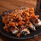 牡蠣の豚巻きキムチ