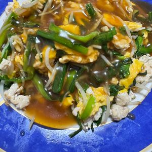 shishiの作ってみた!投稿(行列のできる中華屋さんの😋もやしニラ玉あんかけ🤩💖)