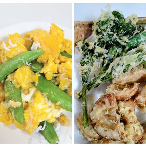 ゆみの作ってみた!投稿(とろっ♪が美味しい！【卵としらすとスナップエンドウ】)