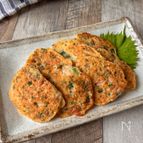 混ぜて焼くだけ♩ニラ豆腐もち