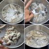 【牡蠣とほうれん草の出汁香るクリームパスタ】旨みたっぷり♡の工程1