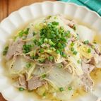 中華風♡しょうが香る♫豚肉と白菜のレンジ蒸し
