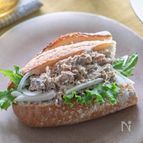 【さば缶のサンドイッチ】1缶から2品♪