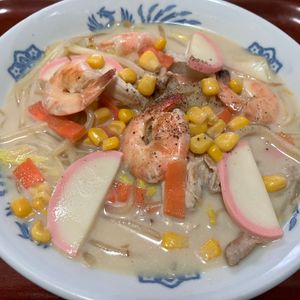 りんごの作ってみた!投稿(【まるでお店の味！野菜たっぷりちゃんぽん麺】スープ絶品)