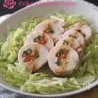 【レンジで】くるくるロールチキン