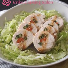 【レンジで】くるくるロールチキン