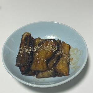 しんやの作ってみた!投稿(ご飯にぴったり「茄子の蒲焼風炒め」)