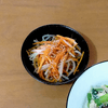 かおちゃんの作ってみた!投稿(レンジで2分!もやしの旨辛ごま味噌和え)