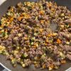 夏野菜たっぷり【しっとりカレーそぼろ】の工程2