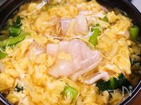 行列のうどん1日600杯🍜豚と小松菜のかきたまうどん🤩