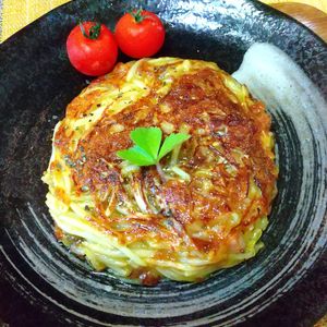チョロリスの作ってみた!投稿(【もやしカレーチーズガレット】コスパ◎味付１本！)