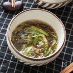 【和えるだけ・3分】中華風「きゅうりとミョウガのもずく酢」